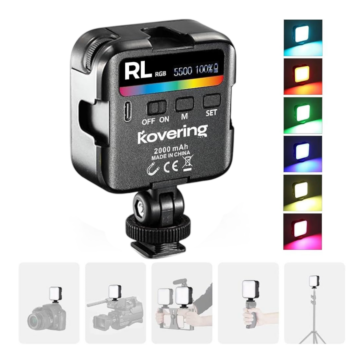 Pocket Light LED RGB Magnétique 7500k